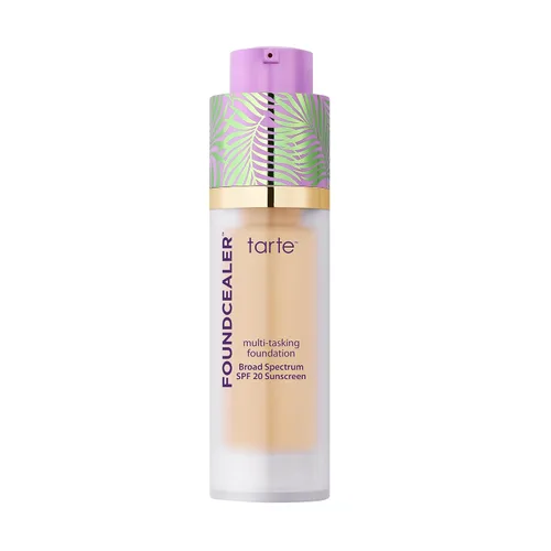 Vista 30 de tarte Babassu Foundcealer Base Dewy - Protector solar SPF 20 de amplio espectro, base y corrector en 1 con SPF, maquillaje vegano para el cuidado