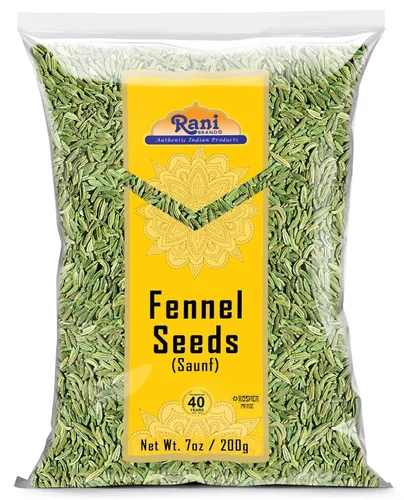 Vista 13 de Rani Semillas de hinojo Lucknowi (hinojo pequeño fino) especias enteras 7 onzas (7.05 oz) ~ Todo natural Apto para gluten Sin OMG Vegano