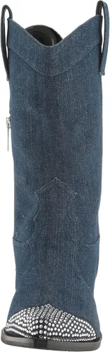 Vista 2 de Karl Lagerfeld Paris Lakota-Western Boo Botines para mujer