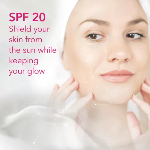 Vista 7 de Cicatricure Hidratante facial iluminador, crema facial 3 en 1 con antiarrugas Q acetil 10 y Nutri-Aclarant, SPF 20, tono de piel iluminador
