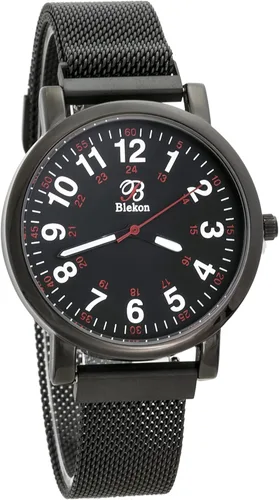 Vista 2 de Blekon Original Nurse Watch for Medical Professionals and Students Various Metallic Mesh Colors, Easy Read Dial, Magnetic and Clasp Mesh Band, 3