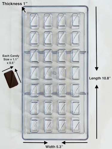 Vista 2 de Molde de chocolate para hacer dulces gourmet en casa o comercial Fácil de usar Hazlo tú mismo para hacer chocolate