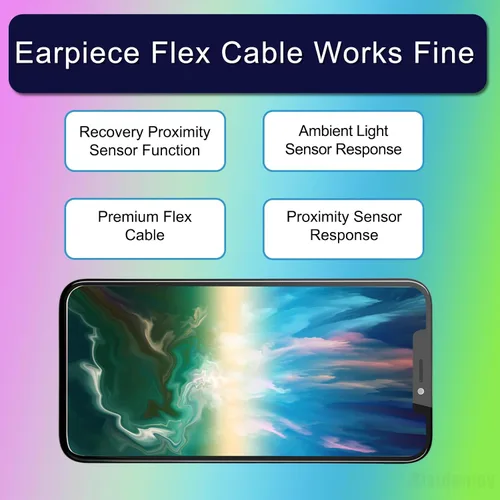 Vista 5 de Cable flexible de repuesto para iPhone 13 Ear Speaker Connector Repair Proximity Sensor Ambient Light Sensor Fix for iPhone13 A2631 A2633 A2634