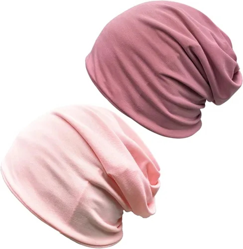 Vista 30 de JarseHera Gorro holgado de mujer con encaje de algodón, gorros para quimioterapia, gorros para el cáncer, turbante