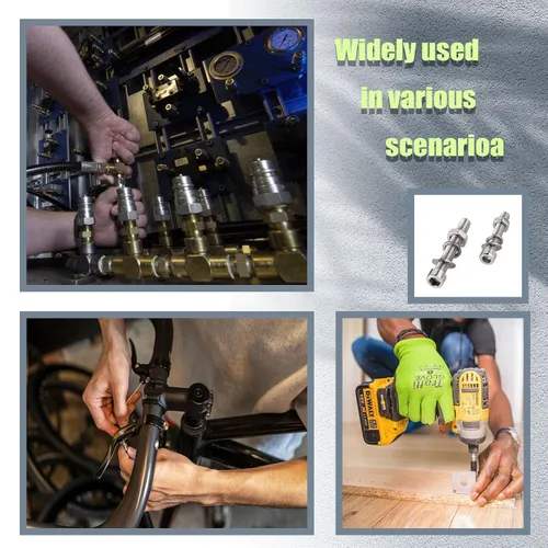 Vista 7 de Kit surtido de tornillos y tuercas y arandelas de cabeza hexagonal, 520 piezas, tornillos métricos M3 M4 M5 M6 de acero inoxidable, tuercas y pernos