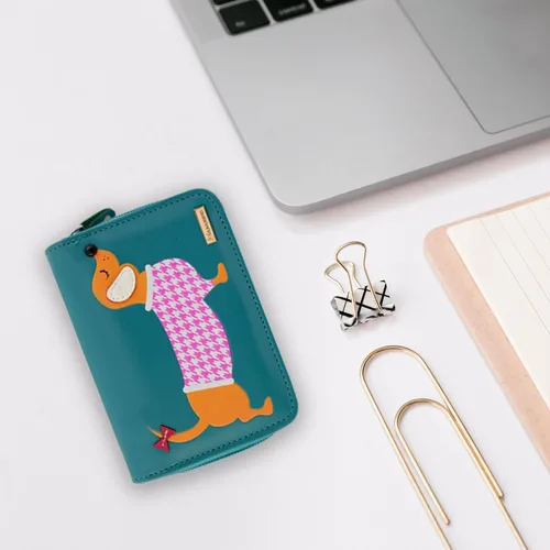 Vista 4 de kukubird Elephant & Mouse - Cartera de mano mediana con patrón floral para mujer