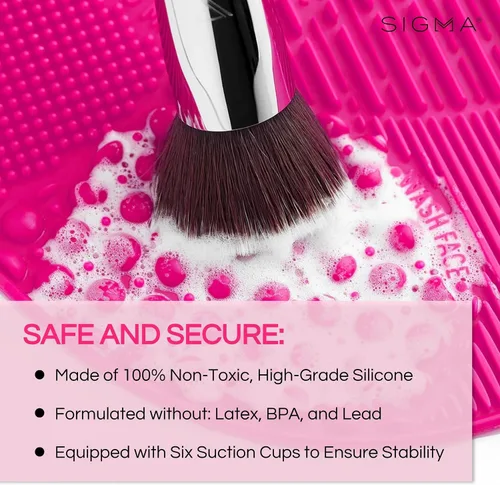 Vista 14 de Sigma Beauty Sigma Spa Express - Tapete de limpieza para mujer, color rosa, talla única