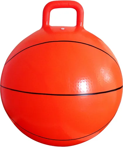Vista 5 de Pelota saltarina AppleRound Space Hopper con bomba en estilo fútbol, 15 pulgadas / 38 cm de diámetro para edades de 3 a 6 años, rebote de canguro