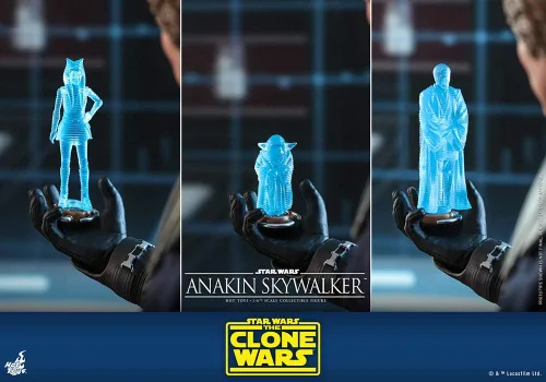Vista 9 de Hot Toys 1:6 Anakin Skywalker - Star Wars: The Clone Wars, multicolor