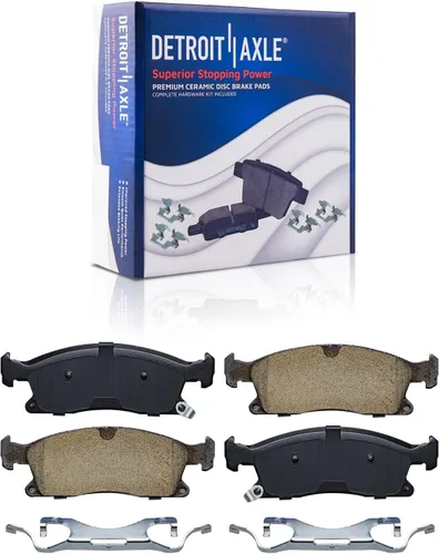 Vista 21 de Detroit Axle - Kit de freno trasero para Toyota Camry 2012-2017, Avalon Lexus ES300h ES350 2013-2018, repuesto de pastillas de freno de cerámica