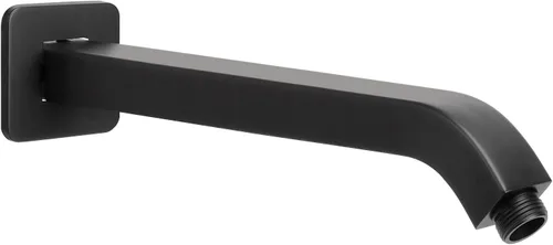 Vista 17 de Brazo de ducha HarJue con brida y cinta de teflón, brazo de extensión de tubo de ducha cuadrado montado en la pared de acero inoxidable 304