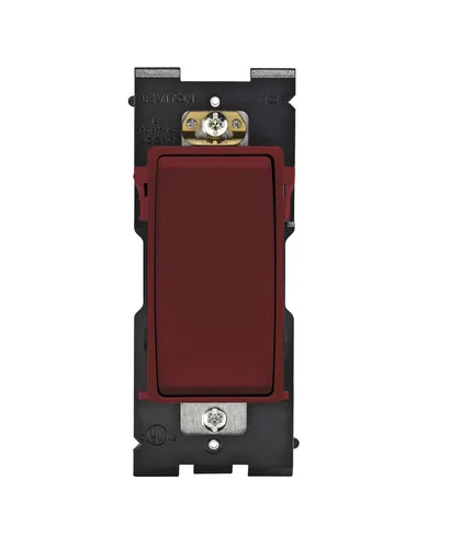 Vista 16 de Interruptor Leviton Renu para aplicaciones de 3 vías, 15A-120/277VAC, RE153-CA, Café Latte