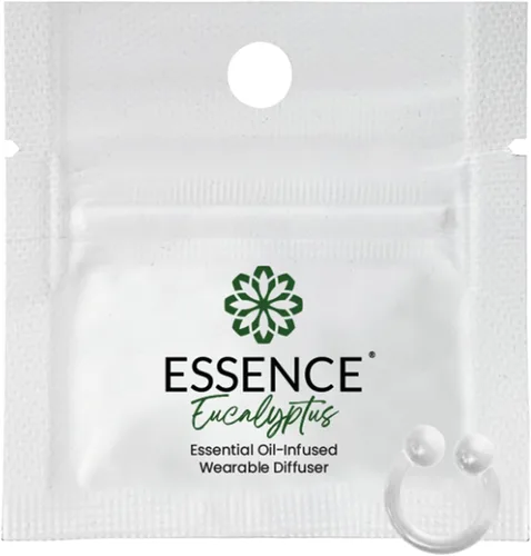 Vista 38 de Essence - Difusor nasal de aromaterapia portátil, anillo de nariz de aceite esencial de bergamota, inhalador de silicona para apoyo del estrés