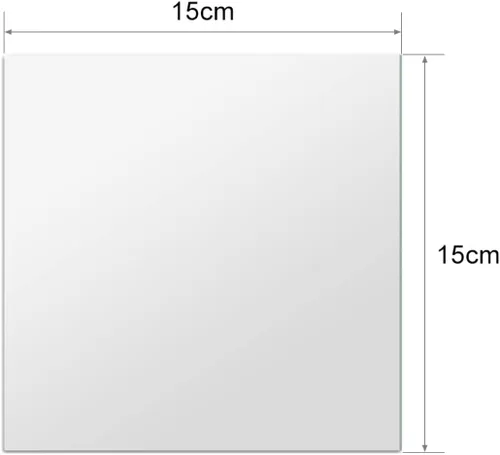 Vista 6 de HERCHR Hojas de espejo flexibles, 25 piezas de azulejos de espejo de plástico autoadhesivos, decoración de espejo cuadrado, calcomanías de pared