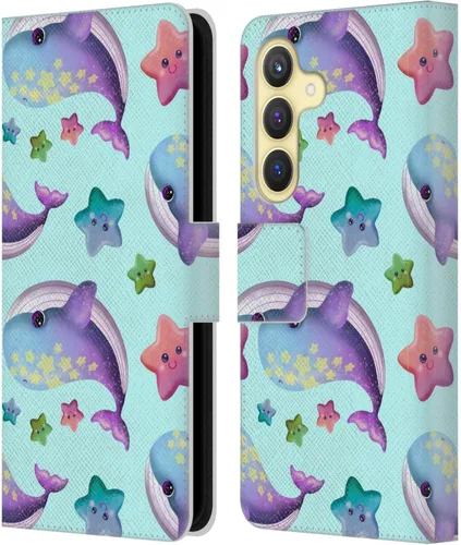 Vista 243 de Head Case Designs Officially Licensed Carla Morrow Colorful Space Dice Patterns Leather Wallet Case Compatible with Samsung Galaxy A07 4G