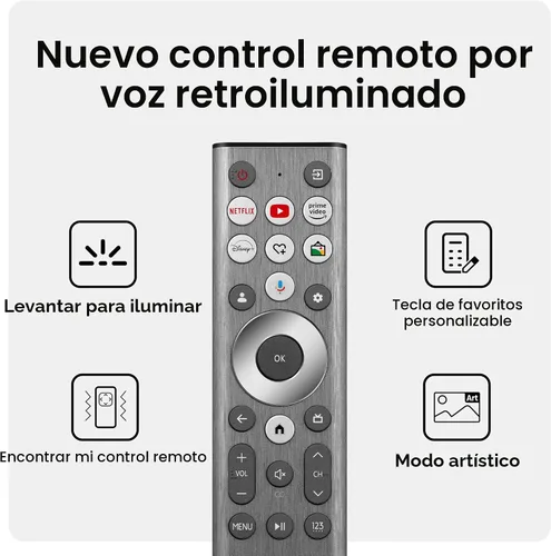 Vista 15 de Hisense Serie de TV Class QLED 4K S7N de 85 pulgadas Dolby Vision HDR Google Smart TV (85S7N) - 144Hz, modo artístico, panel antirreflejo, pantalla
