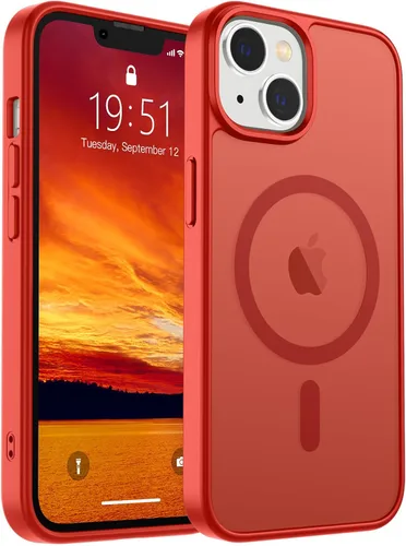 Vista 178 de SUPFINE Funda magnética para iPhone SE 2022 (3ª)/2020 (2ª), iPhone 8 (compatible con MagSafe) (protección contra caídas de grado militar), funda
