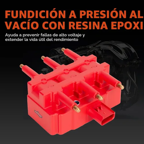 Vista 3 de Paquete de bobinas de encendido UF305, bujías 4306 y juego