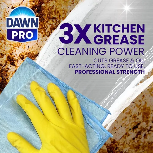 Vista 3 de P&G Professional DAWN - Desengrasante de superficie de cocina, 32 onzas (caja de 6), para eliminar la grasa resistente que se encuentra en cocinas