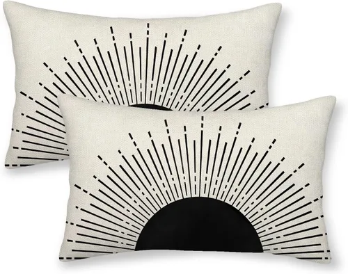 Vista 62 de Fundas de Almohada de Antílope 16x16 Paquete de 2, Fundas de Almohada Decorativas con Estampado de Piel de Animal Azul Marino, Fundas de Almohada