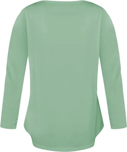 Vista 4 de Camisetas de moda de verano 2023 para mujer, elegante, casual, cuello redondo, manga corta, lindo estampado, ajuste holgado