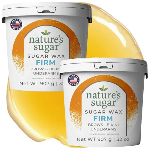 Vista 12 de Nature's Sugar Paquete de depilación de cera de azúcar natural vegana apta para principiantes para hombres y mujeres - Pasta de azúcar para todo
