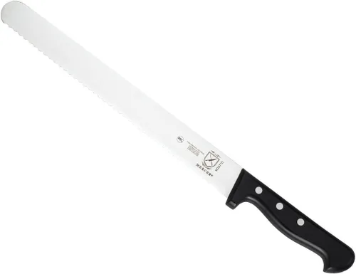 Vista 22 de Cuchillo de chef, Mercer Culinary Renaissance, forjado de 8 pulgadas, cuchillo de pelar forjado 63.5 cm , 2.5", Negro