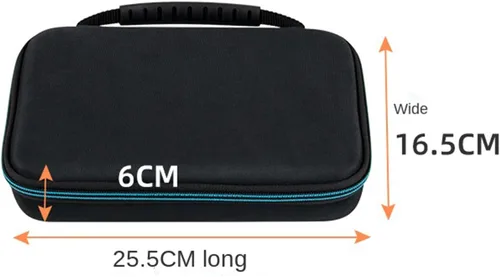 Vista 7 de ZLiT Funda de consola GPD XP, EVA a prueba de golpes, funda protectora para consola de videojuegos GPD XP con película protectora