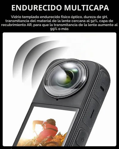 Vista 6 de Funda protectora de lente premium para Insta360 X4 Protector de lente