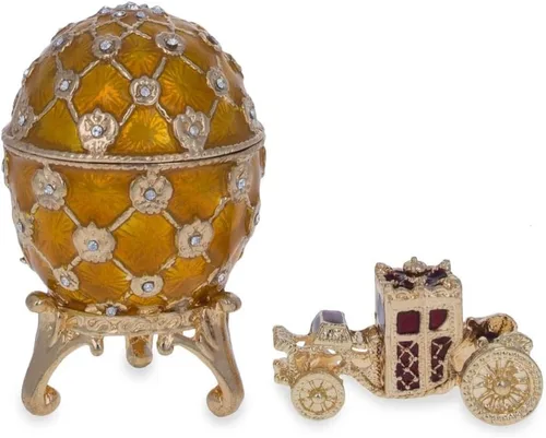 Vista 7 de BestPysanky 1897 Coronation Royal Imperial Huevo de Pascua 2.5 pulgadas