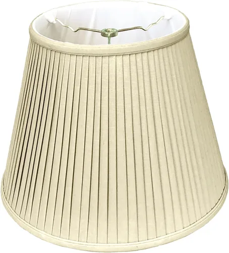 Vista 16 de Royal Designs - Pantalla básica plisada lateral profunda imperio, beige, 7.5 x 12 x 9.5 pulgadas, BS-729-12BG
