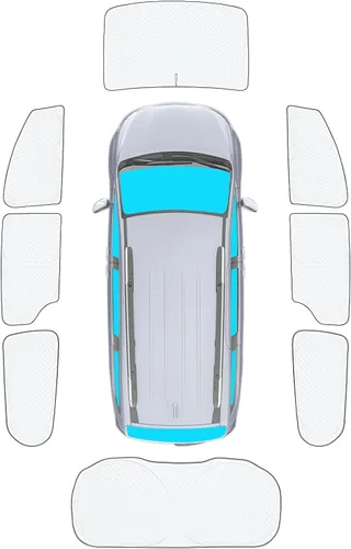 Vista 79 de KMF 6 piezas de parasoles gruesos para Mazda 3 Hatchback (No Sedán) 2014-2018 Accesorios, parasoles completos para parabrisas y ventanas de coche