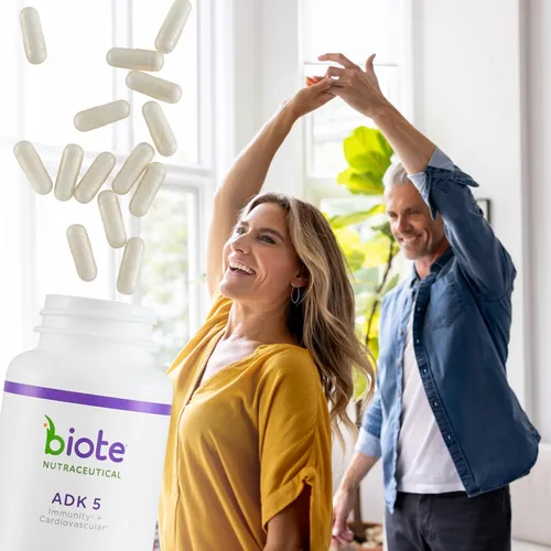 Vista 4 de Biote Nutraceuticals - ADK 5 - Inmunidad + Cardiovascular (90 Cápsulas)