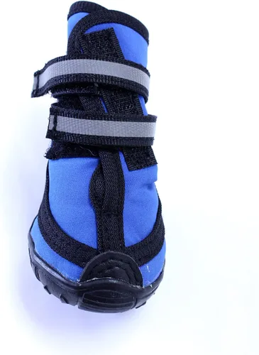 Vista 2 de Fashion Pet Botas impermeables para perros, medianas, color rojo