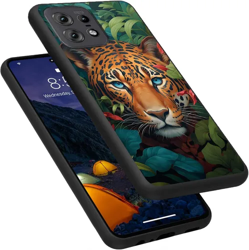 Vista 256 de Funda para Motorola Moto G Play 4G 2024, delgada y ligera, de silicona de TPU suave, color negro, ultrafina, para Motorola Moto G Play 4G 2024, Art