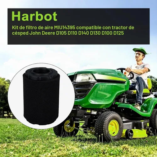 Vista 2 de Kit de mantenimiento D130 Filtro de aire MIU14395 para John Deere