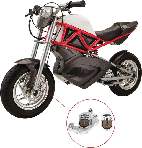 Vista 4 de KAMIER Pastillas de freno delanteras y traseras redondeadas de repuesto para Razor MX650 MX500 SX500 Mcgrath Dirt Bike Electric 4 Wheeler ATV Dirt