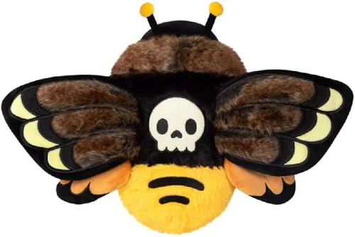 Vista 3 de Squishable - Mini Death's - Head Hawkmoth - Colección Spooky - 9 pulgadas - Peluche coleccionable de peluche