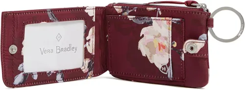 Vista 21 de Cartera de lujo de sarga con cremallera y protección RFID para mujer