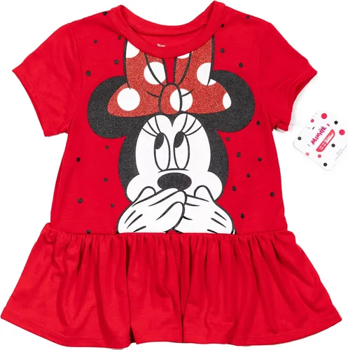 Vista 4 de Disney Conjunto de camiseta y leggings de moda con gráficos de Minnie Mouse