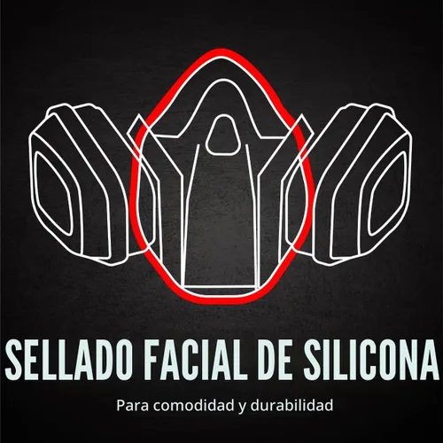 Vista 9 de 3M Máscara respiradora para pintor profesional