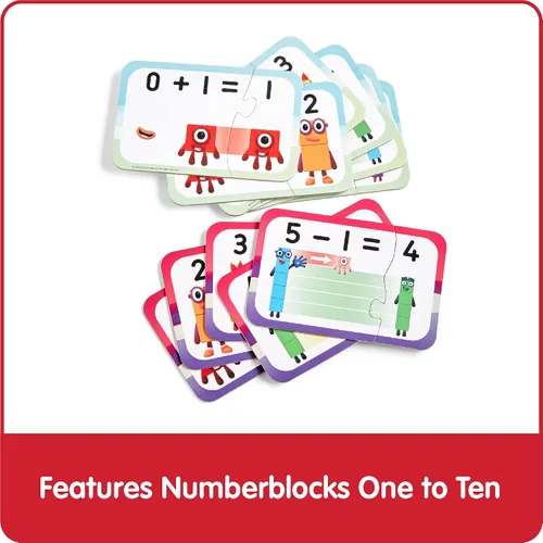 Vista 6 de hand2mind Numberblocks - Juego de rompecabezas para sumar y restar, juegos de suma y resta, rompecabezas de números, juegos de matemáticas