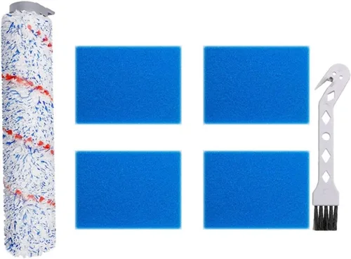 Vista 8 de Repuesto de repuesto para aspiradora inalámbrica en seco y húmedo, cepillo de rodillo, esponja de filtro Hepa, compatible con Tineco IFloor S, 1
