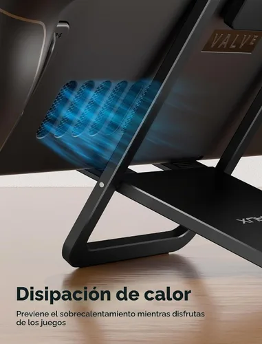 Vista 5 de JSAUX Soporte universal para tableta, soporte ajustable plegable y plano, negro Easy to Carry, Stable Alloy Build, Non-Slip Pads, Adjustable