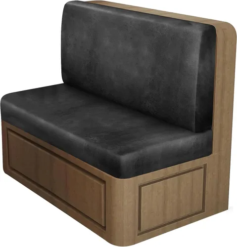 Vista 22 de ANARACHON Fundas de cojín elásticas con aspecto de cuero para caravana, fundas de cojín para asiento de cabina de caravana