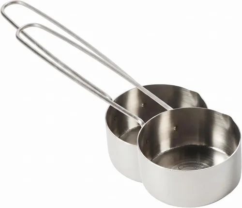 Vista 10 de American Metalcraft MCL10 Taza medidora de acero inoxidable, 1 taza