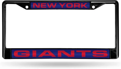 Vista 14 de Rico Industries NFL Unisex-Adult NFL Laser Cut Inlaid Standard Chrome License Plate Frame