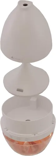 Vista 7 de Difusor de lámpara de sal del Himalaya, humidificador ultrasónico con niebla fría y aromaterapia, capacidad extra grande de 0.5 L
