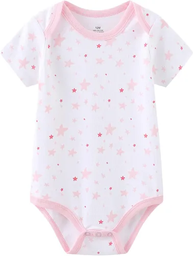 Vista 2 de Body de manga corta para bebé, ropa de bebé recién nacido de una pieza para bebé niño y niña
