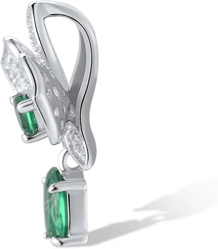 Vista 2 de Santuzza Colgante de flor de plata esterlina para mujer